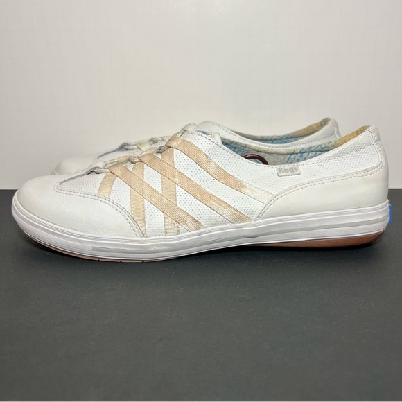 Womens KEDS Ortholite White Slip On Comfort Sneakers / Size 10 - Picture 3 of 8